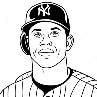 Aaron Judge Coloring Page 41642-33412