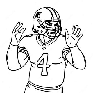 Dak Prescott Action Pose Coloring Page 41672-33430