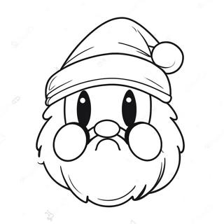 Among Us Santa Hat Character Coloring Page 41683-33447