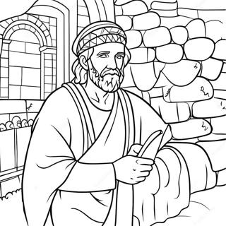 Nehemiah Coloring Page 41692-33452