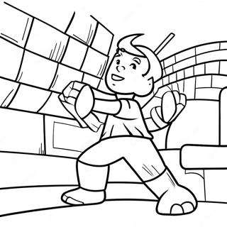 Brave Nehemiah Rebuilding The Walls Coloring Page 41693-33453