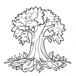 Fall Tree Coloring Page 41712-33467