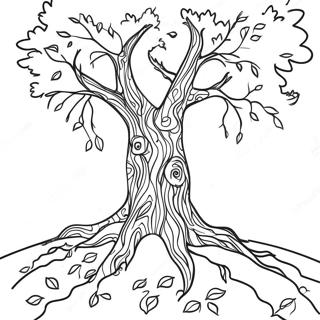 Fall Tree Coloring Page 41712-33468