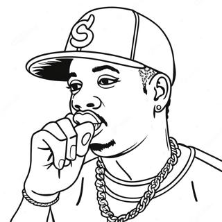 Rapper Coloring Pages