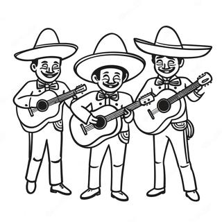 Mariachi Coloring Pages