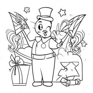 Disney 4th Of July Celebration Coloring Page 41752-33500