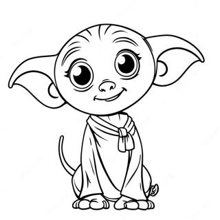 Dobby The House Elf Coloring Page 41772-33511