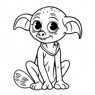 Dobby With Socks Coloring Page 41773-33525