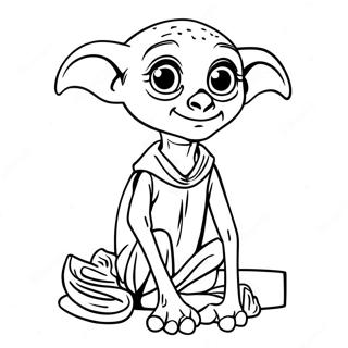 Dobby With Socks Coloring Page 41773-33526