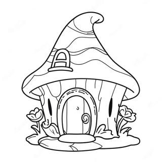 Gnome House Coloring Pages