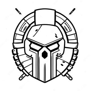 Rainbow Six Siege Logo Coloring Page 41802-33534