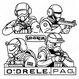 Rainbow Six Siege Operators Coloring Page 41803-33540