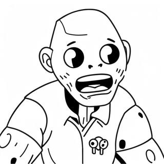 Among Us Zombie Coloring Pages