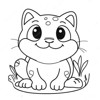 Cat Toad Coloring Pages