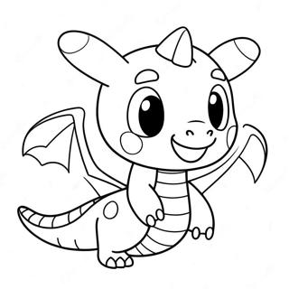 Dragonite Coloring Pages