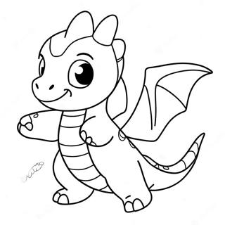 Cute Dragonite Flying Coloring Page 41863-33587