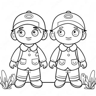 Adventurous Tuttle Twins Coloring Page 41883-33602