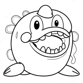 Chain Chomp Coloring Page 41912-33618