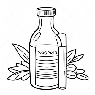 Colorful Prescription Bottle Coloring Page 4192-3520