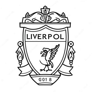 Liverpool Football Club Crest Coloring Page 41933-33644