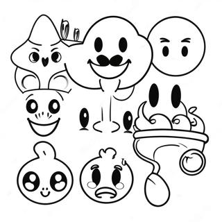 Disney Emoji Coloring Page 41942-33647