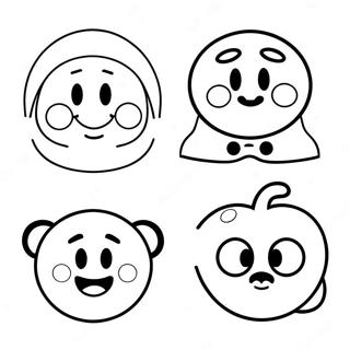 Disney Emoji Coloring Page 41942-33648