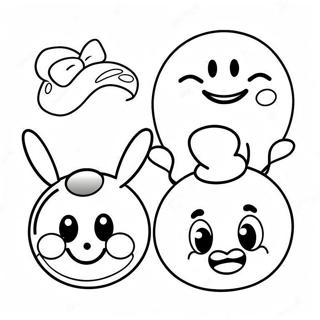 Happy Disney Emoji Coloring Page 41943-33650