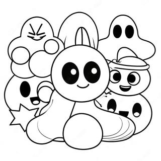 Happy Disney Emoji Coloring Page 41943-33651