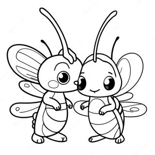 Cute Bugsnax Characters Coloring Page 41973-33671