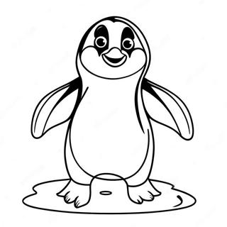 Happy Feet Coloring Pages