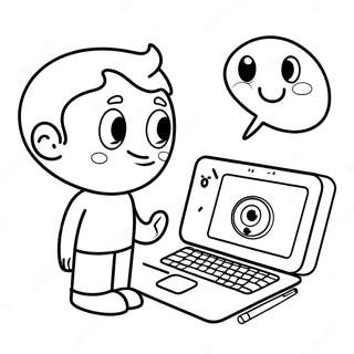 Internet Safety Coloring Pages