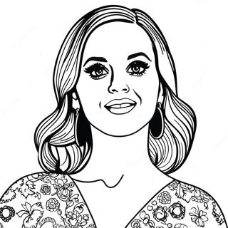 Katy Perry Coloring Page 42032-33724