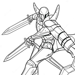 Technoblade Coloring Pages