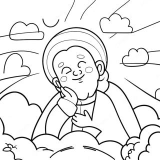 God Loves You Coloring Page 42112-33778