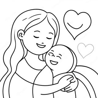 Heartwarming God Loves You Coloring Page 42113-33783