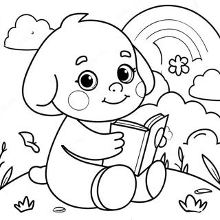 Heartwarming God Loves You Coloring Page 42113-33784