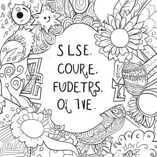 Sayings Quote Curse Words Coloring Pages