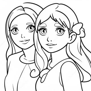 Komi Shoko With Friends Coloring Page 42123-33794