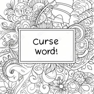 Creative Sayings Quote Curse Words Coloring Page 4212-3539