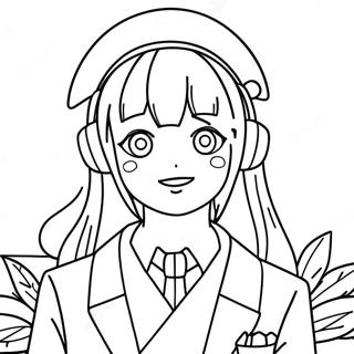 Saiki K Coloring Pages