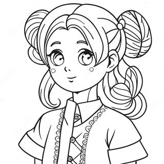 Saiki K Coloring Page 42132-33800