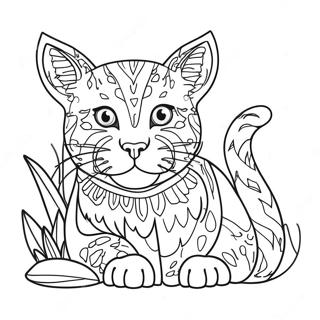 Wild Cat Coloring Page 42142-33806