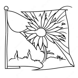 South Carolina State Flag Coloring Page 42162-33823