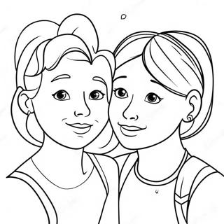 Friendship Bff Coloring Pages