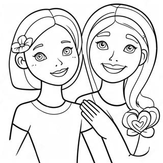 Friendship Bff Coloring Page 42172-33834