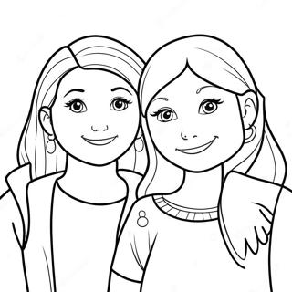 Friendship Bff Coloring Page 42172-33836