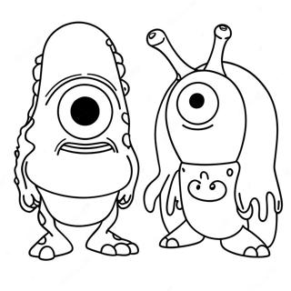 Monsters Vs Aliens Coloring Page 42192-33846