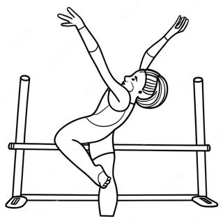 Gymnastics Coloring Page 421-336