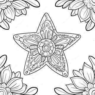 Christmas Tree Star Coloring Page 42202-33854