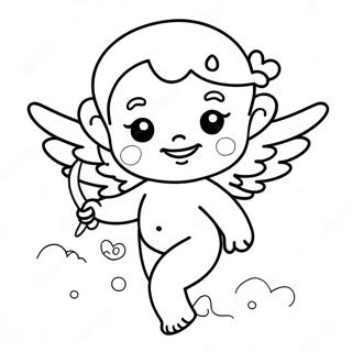 Cute Kawaii Cupid Coloring Page 42263-33905